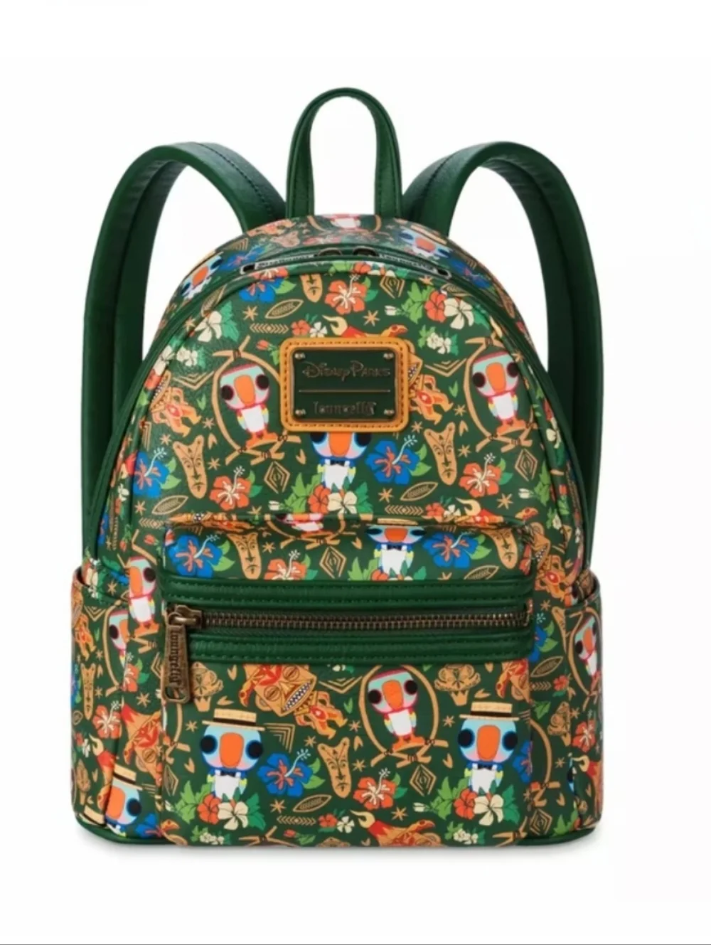 Loungefly Disney Parks Enchanted Tiki Room Backpack Green